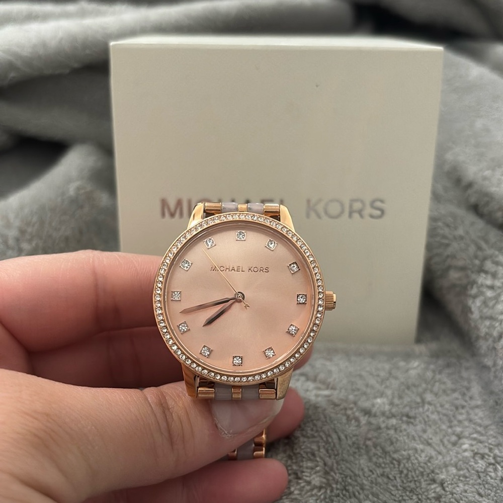 Rose Gold MK Watch